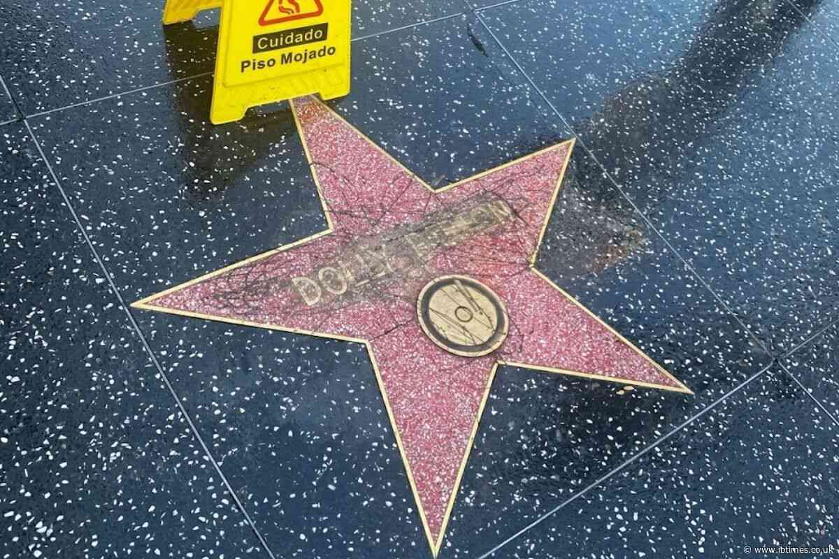 Dolly Parton's Hollywood Walk of Fame Star Scratched Over: Family With Flowers Finds Heartbreaking Vandalism
