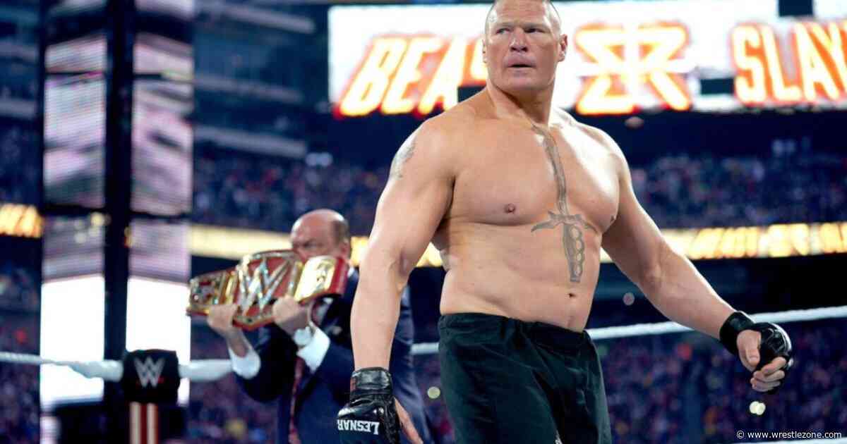 Brock Lesnar Caused Major WWE Wrestlemania Match To Be Moved