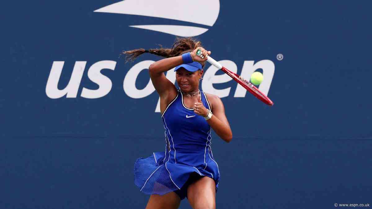 Frodin, once Serena body double, falls at US Open