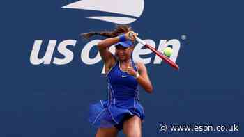Frodin, once Serena body double, falls at US Open