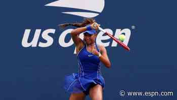 Frodin, once Serena body double, falls at US Open