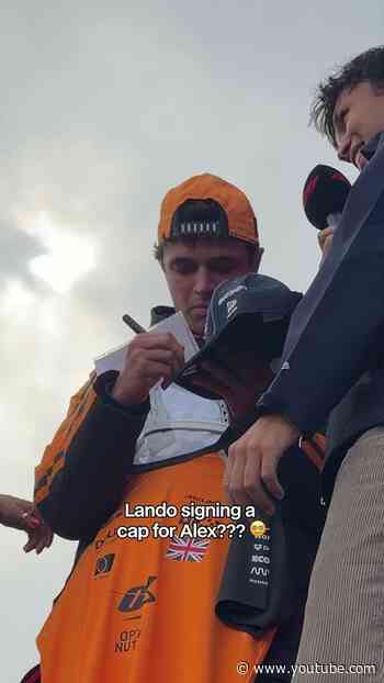 Who knew Alex was such a big fan??? 😅😉 #f1