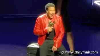 Lionel Richie appears out of breath and has to sit down before trip to hospital in newly surfaced concert clip