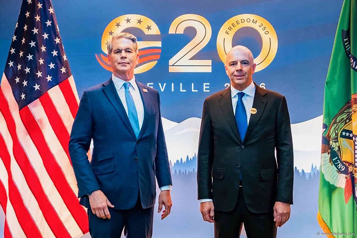 Allies bristle as sanctioned Russian finance minister attends U.S.-hosted G20 summit