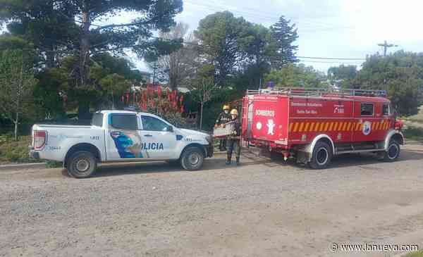 Un fuerte incendio provocó importantes daños en una vivienda de Bahia San Blas