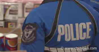 Metro area police departments help feed families at Atlanta Community Food Bank