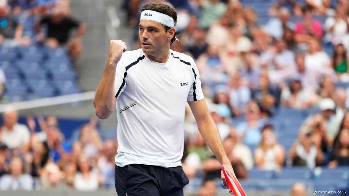 Fritz cruises at US Open; Cobolli avoids upset in 5