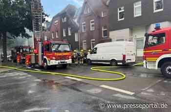 FW-GE: Kellerbrand mit Gas-Verpuffung in Gelsenkirchen: Zwei Feuerwehrkräfte verletzt