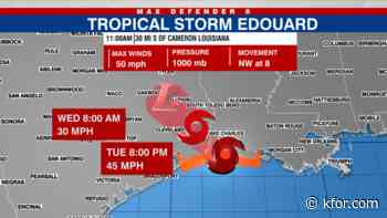 Tropical Storm Edouard makes landfall in Louisiana | Tracking the Tropics