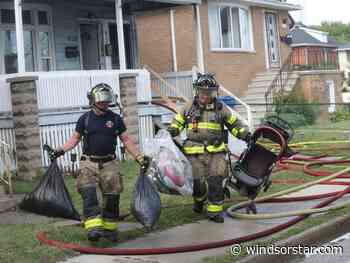 Firefighters, resident injured in volatile downtown Windsor blaze