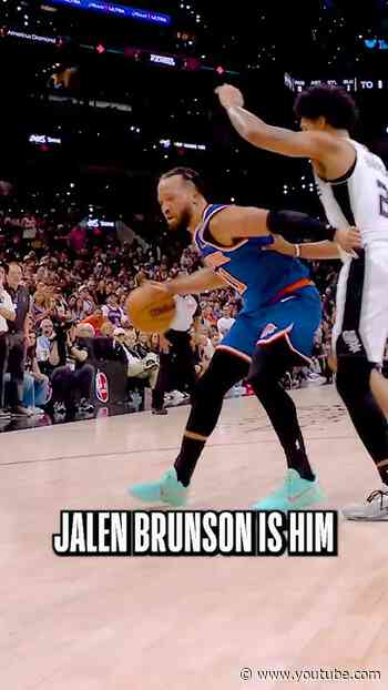 JALEN BRUNSON'S FINALS-SEALING PUSH IN GAME 5 WAS ICONIC 🏆
