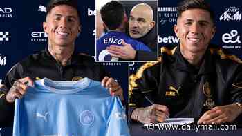 Man City complete Enzo Fernandez deal: Chelsea star FINALLY gets his move for joint-record British transfer fee of £125m as Blues cave in to rivals with no replacement incoming