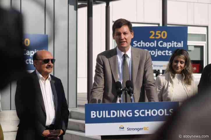 B.C. touts 250 school capital projects since 2017, with 23 ready for coming year