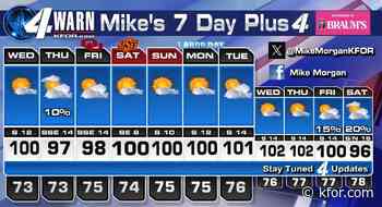 Brand new month and 101 degrees in OKC today. That is day 33 of 100 or hotter, but changes are showing up!