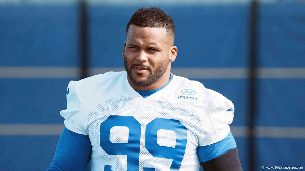Aaron Donald's absence from Monday's practice "part of the plan all along"