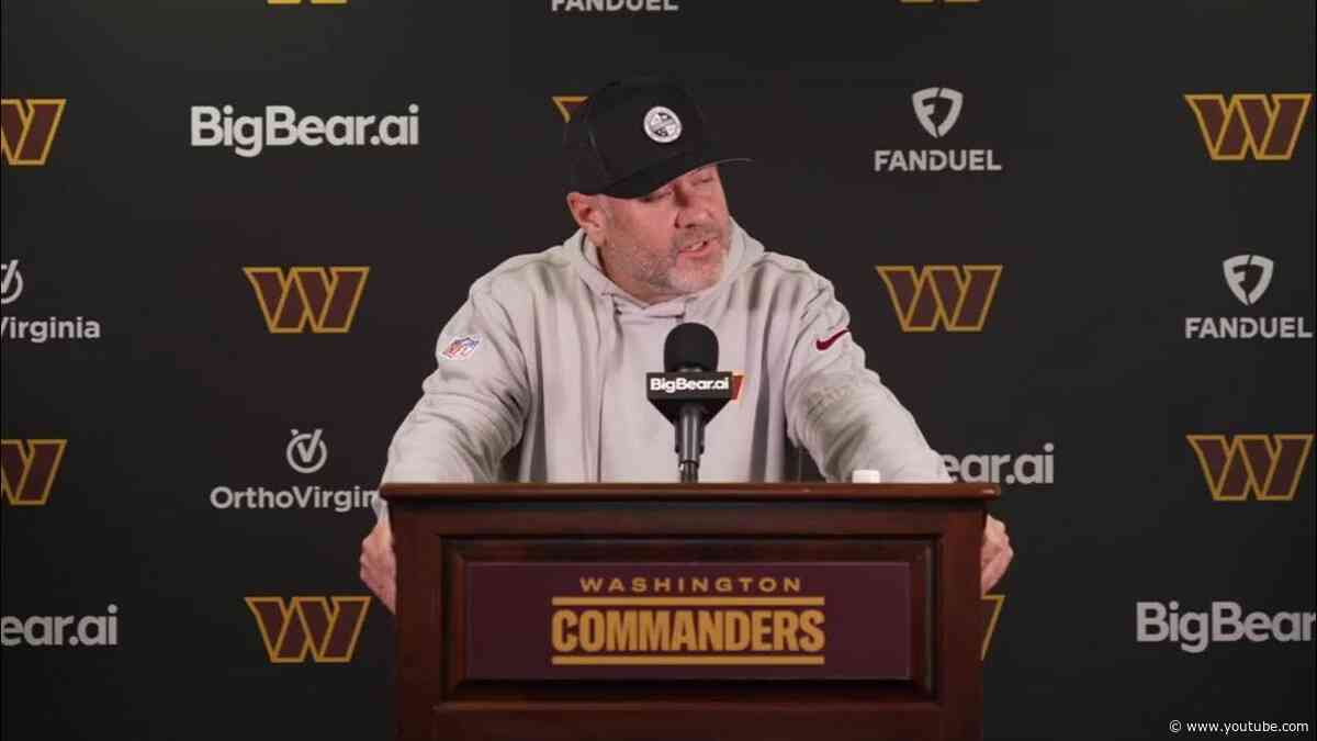 Assistant GM Lance Newmark Speaks To The Media | Washington Commanders