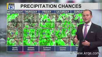 Drier Wednesday before rain chances increase again