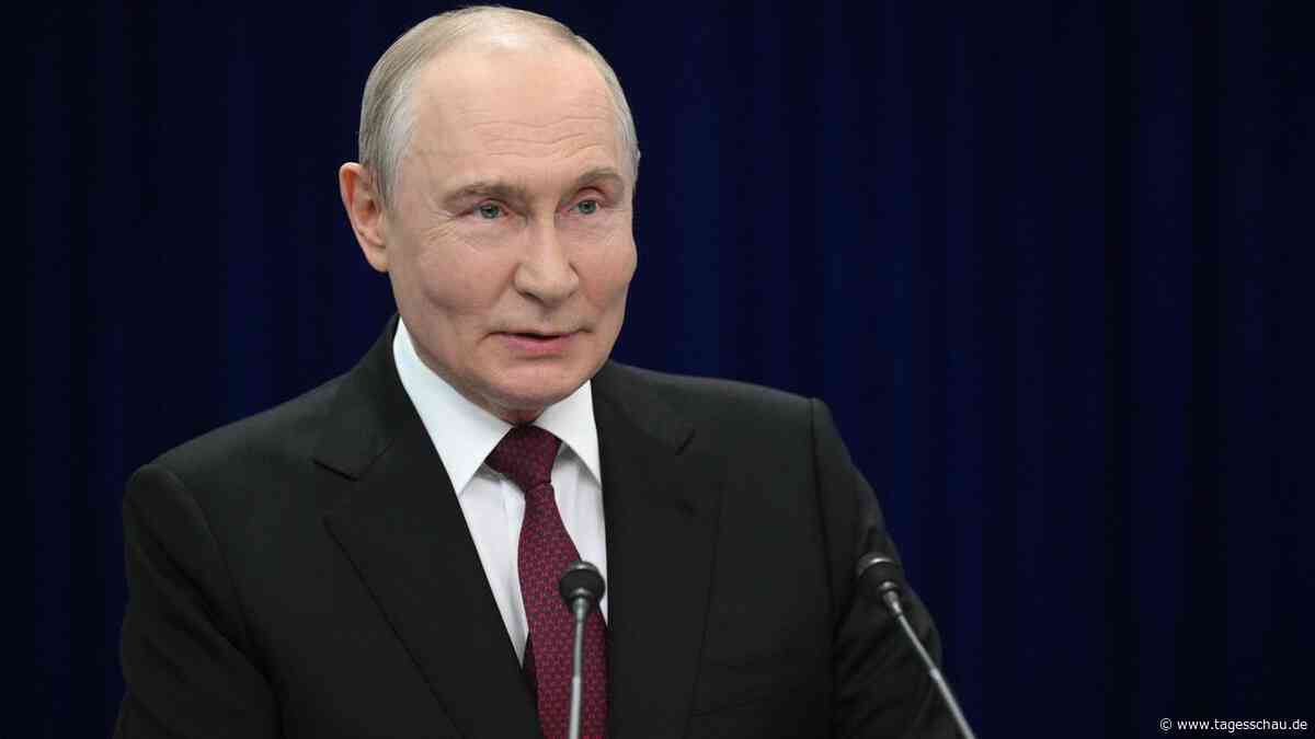 Putin bezeichnet deutsche Strafmaßnahmen als schweren Fehler