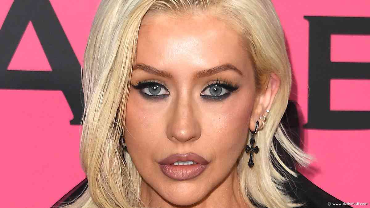 Christina Aguilera strikes a pose with mini-me daughter Summer, 12, as she gives rare glimpse at their bond