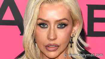 Christina Aguilera strikes a pose with mini-me daughter Summer, 12, as she gives rare glimpse at their bond