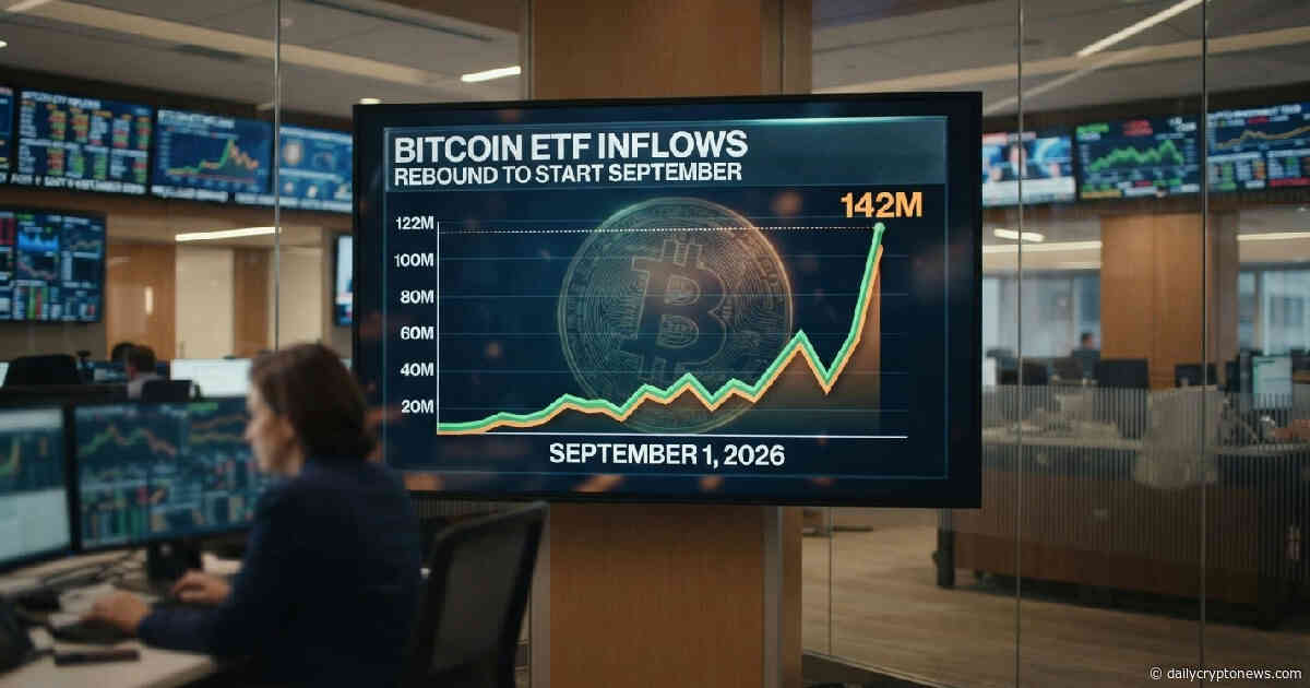 Bitcoin ETF Inflows Rebound with $142 Million to Start September