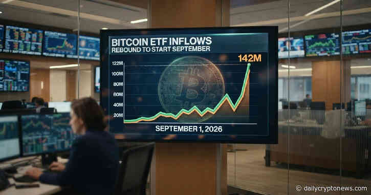 Bitcoin ETF Inflows Rebound with $142 Million to Start September