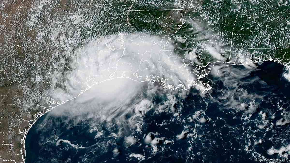 Tropical Storm Edouard bringing heavy rain and wind to southeast Texas