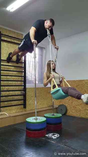 swing set workout 🤯