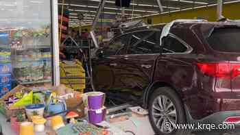 SUV crashes into Dollar General in northeast Albuquerque