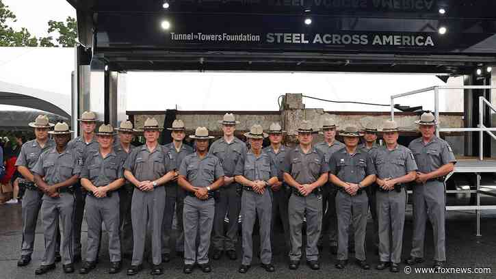 Massive World Trade Center steel beam arrives at West Point, uniting 9/11 heroes with generation sent to war