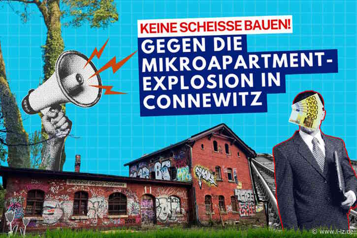 Petitionsübergabe zur Stadtratssitzung: 2.120 Menschen fordern den Stopp des Baus von Mikroapartments am S-Bahnhof Connewitz