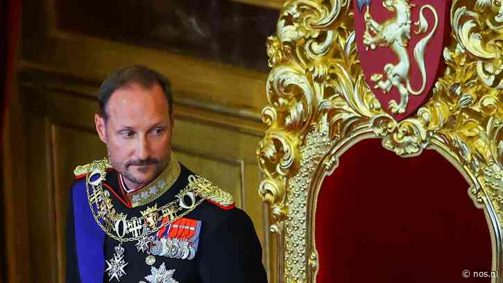 Noorse koning Haakon VIII legt in parlement eed af, Mette-Marit laat verstek gaan