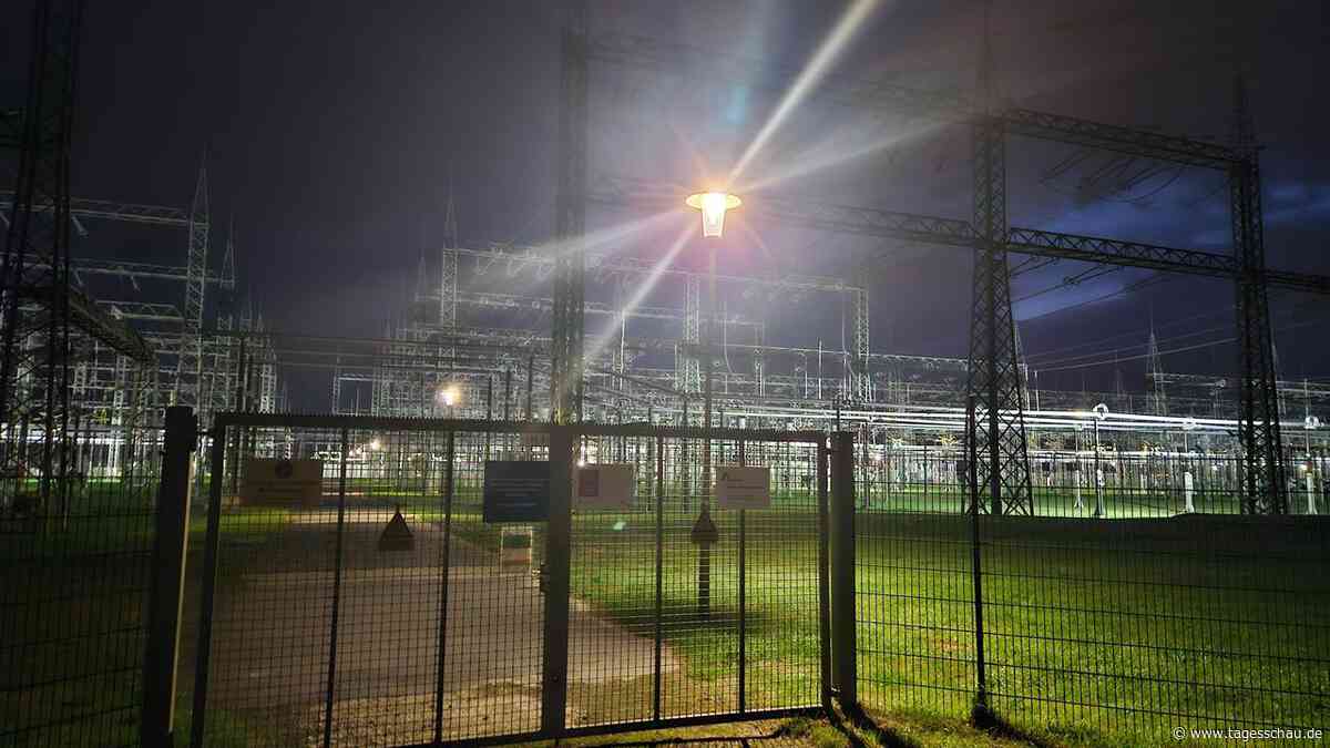 Großeinsatz am Umspannwerk in Bergheim in Nordrhein-Westfalen