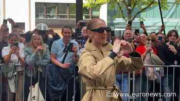 Fans welcome Céline Dion outside her Paris hotel as she prepares to launch a 16‑show arena residency