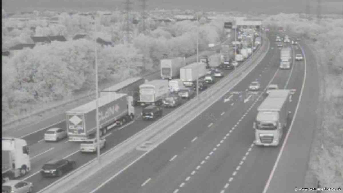 M62 delays LIVE as spillage shuts two lanes near Tingley