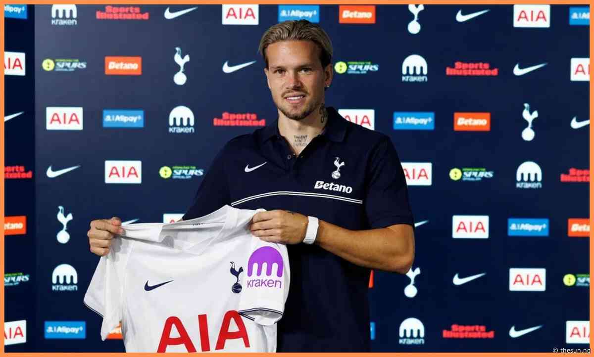 EPL: Mudryk excited to reunite with De Zerbi after Tottenham move