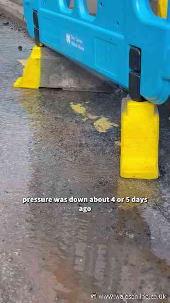 Low water pressure for Llanishen residents after huge leak