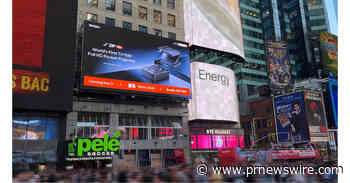 World's First Tri-Fold Full HD Pocket Projector: Aurzen ZIP Pro Takes Over Times Square