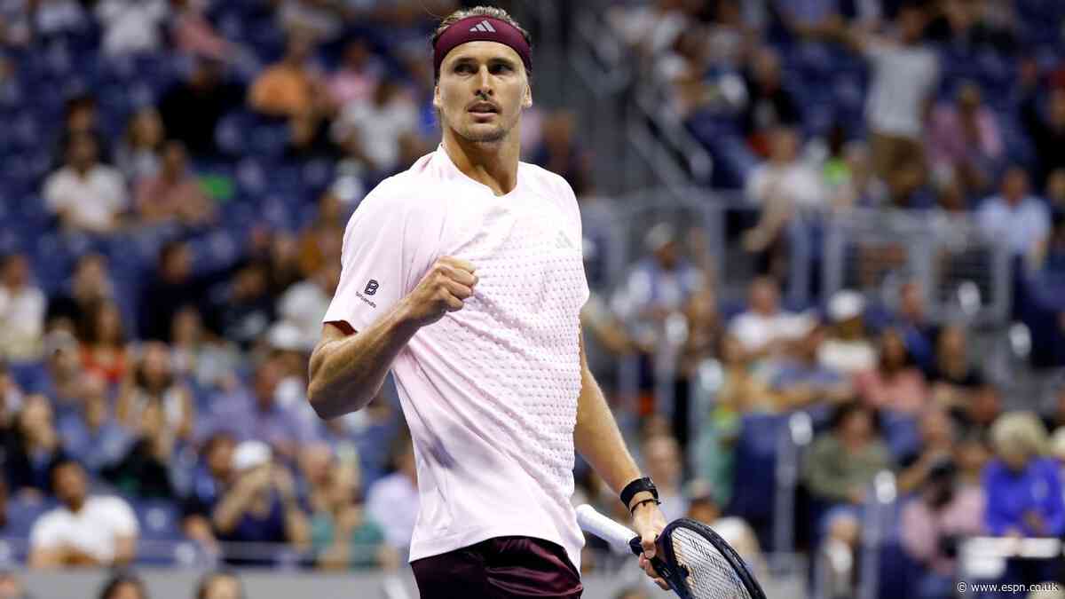 Top-seeded Zverev narrowly survives 1st round
