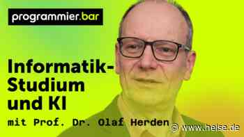 programmier.bar: Prof. Olaf Herden über die Zukunft von Informatikstudium und KI