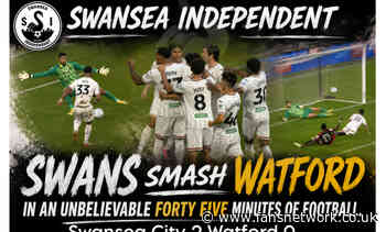 Swans win again : Watford given a lesson as the Swans go top of the league