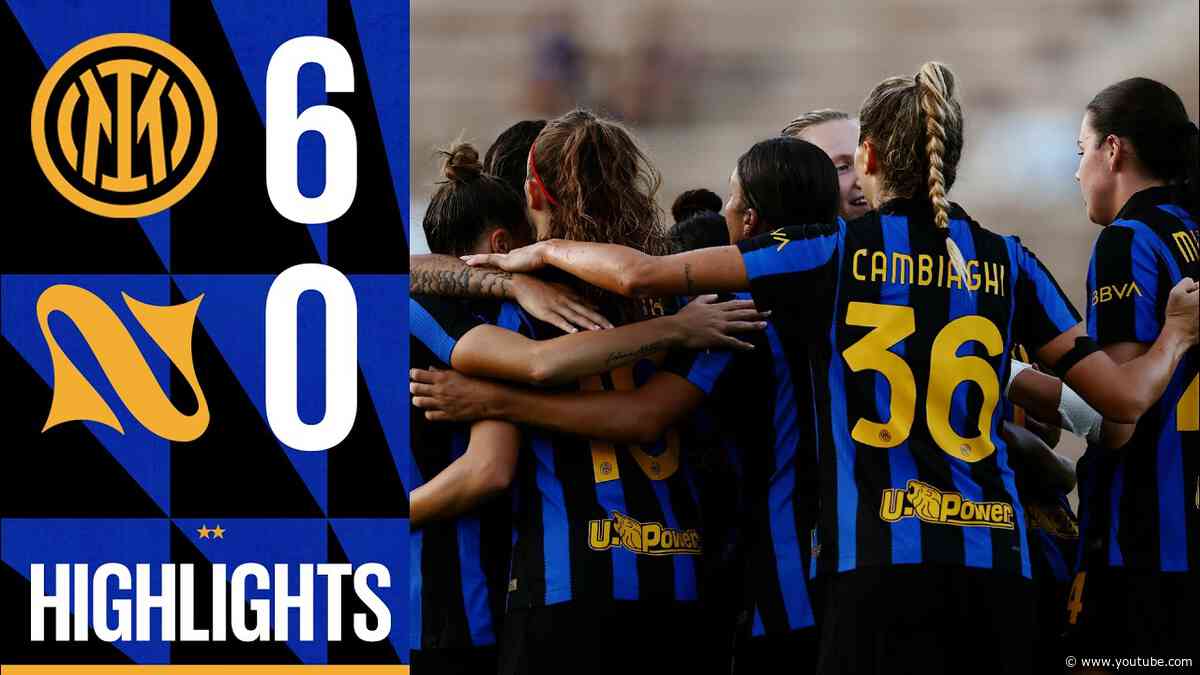 PARTITA SENZA STORIA | INTER WOMEN 6-0 NAPOLI WOMEN | SERIE A WOMEN'S CUP
