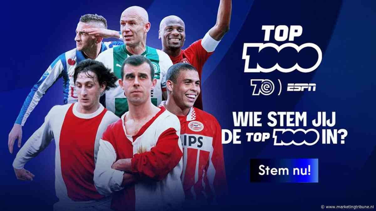 Kies de 1000 beste spelers uit 70 jaar Eredivisie