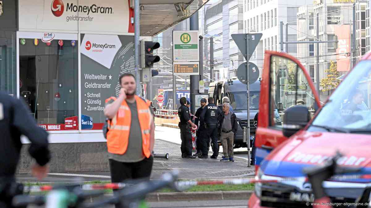 Großeinsatz in Augsburg: Gegenstand soll vor Juwelier explodiert sein – Hauptbahnhof weiter abgesperrt