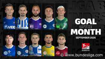Vote for your Bundesliga 2 Goal of the Month for August!
