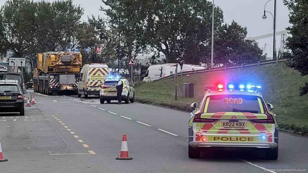 Section of Bootle road closed after spillage