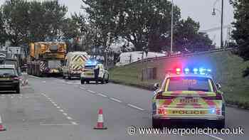 Section of Bootle road closed after spillage