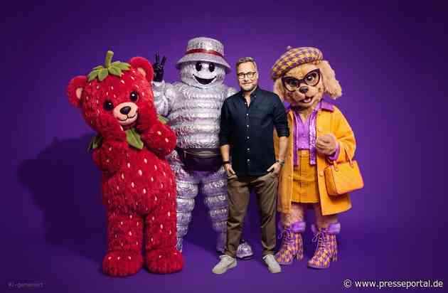 Folie, Flausch, Fashion! BUBBLE, ERDBÄR und EMILY WAU feiern am Mittwoch, 16. September, Premiere bei "The Masked Singer"