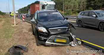 Ongeluk met meerdere auto’s op A1 bij Hoenderloo, rijstrook dicht