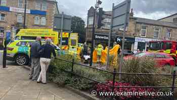 Cyclist trapped underneath vehicle in Mirfield crash